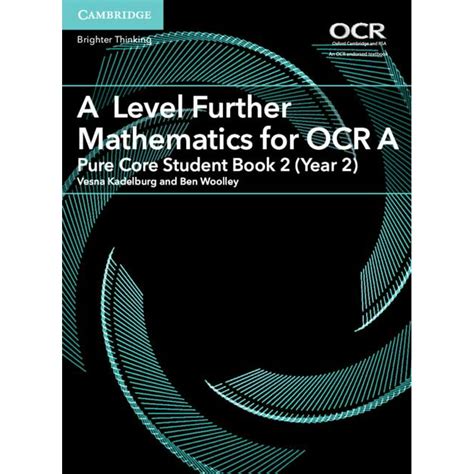 There are also model answersworked solutions. . Ocr a level further maths additional pure textbook